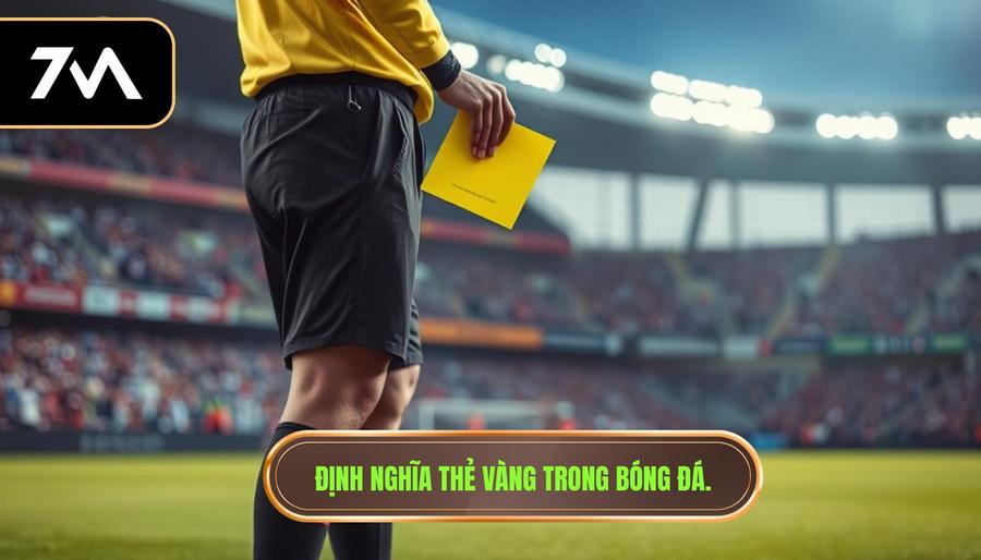 1. Định nghĩa thẻ vàng trong bóng đá.