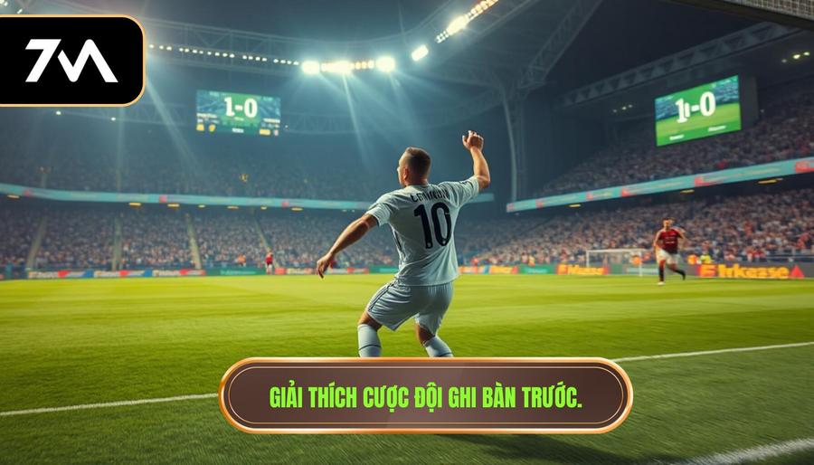 1. Giải thích cược đội ghi bàn trước.