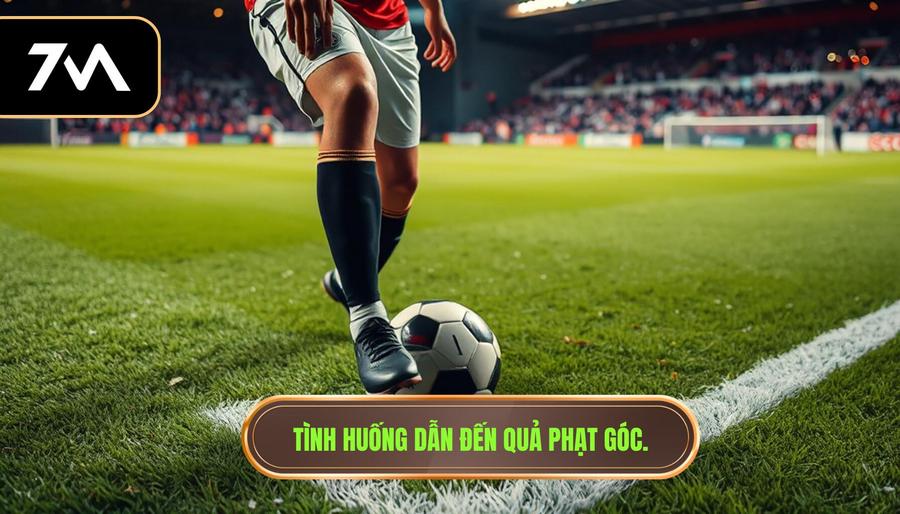 1. Tình huống dẫn đến quả phạt góc.
